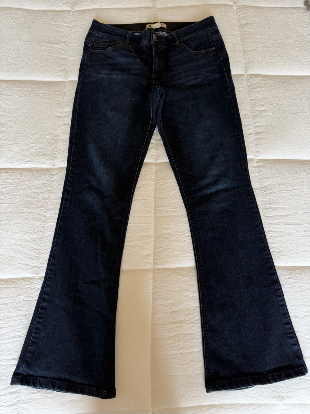 Democracy Dark Wash Flare Jeans